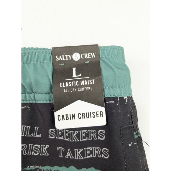 Salty Crew Men's Island Time Volley Swim Shorts - Large - Picture 3 of 6